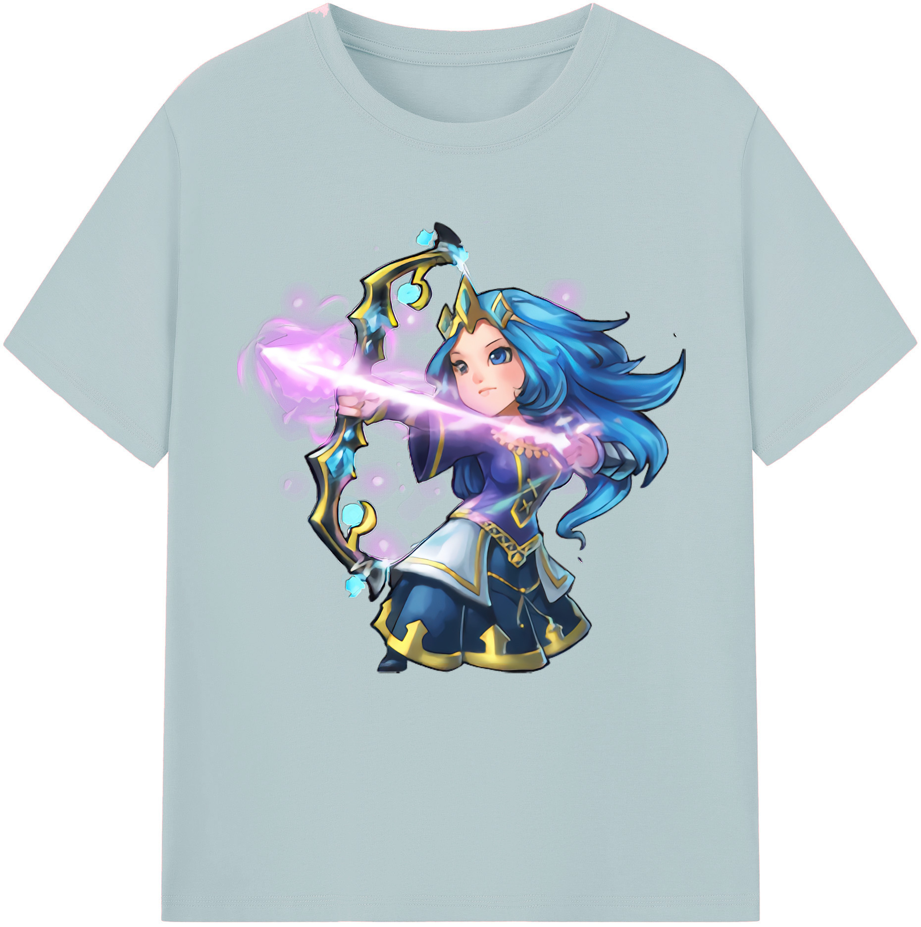 リーグ・オブ・レジェンド League of Legends LOL 綿100％半袖Tシャツ（フロントプリント）